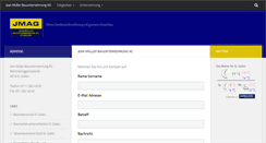 Desktop Screenshot of jmag-bau.ch